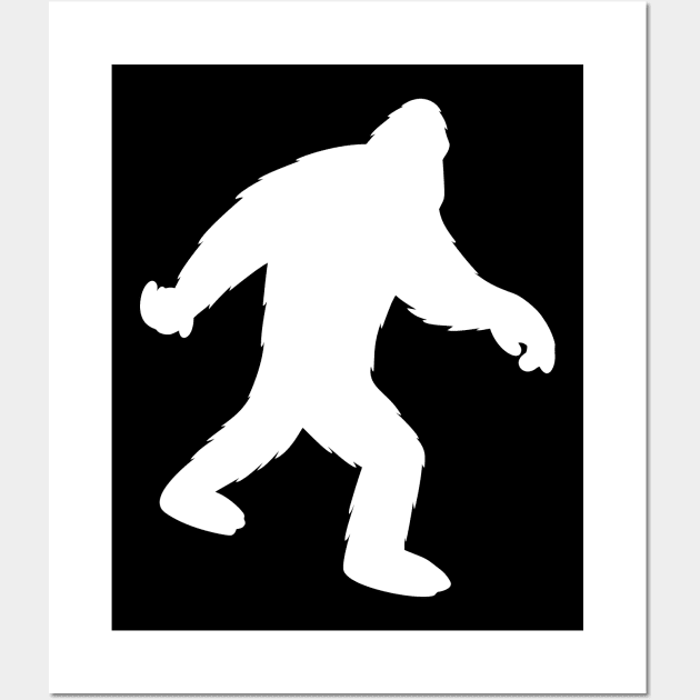 Bigfoot | Sasquatch Shirt | Running BigFoot | I Believe Wall Art by DesignsbyZazz